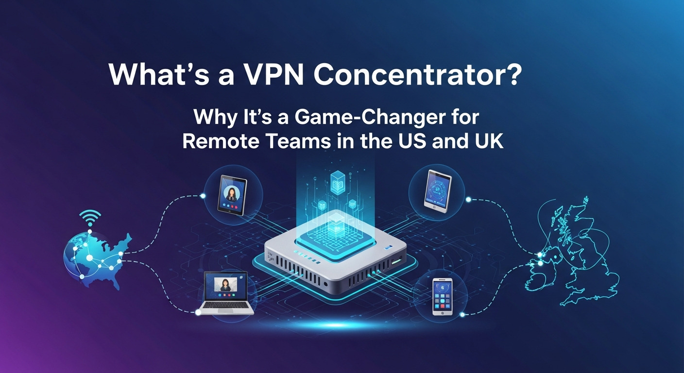 What’s a VPN Concentrator? Why It’s a Game-Changer for Remote Teams in the US and UK